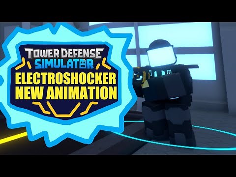 New Electroshocker Animations Showcase | Tower Defense Simulator TDS