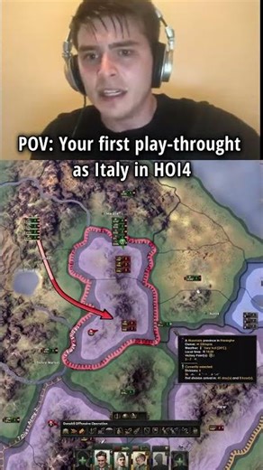 Your first play as Italy in HOI4