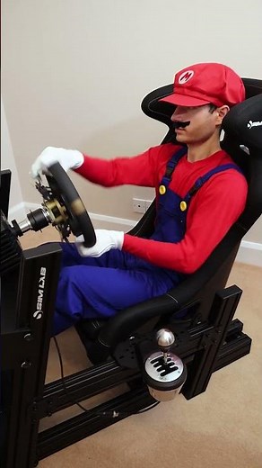 How to play #MarioKart with #simracing wheel and pedals