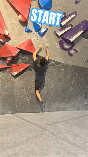 Highest V10 Start ?! I’m 6 foot😭 #bouldering #climbing #boulder #rockclimbing #climb #v10 #escalade