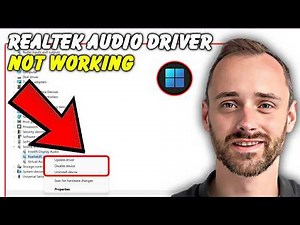 Realtek Audio Not Working? Fix Driver Issues on Windows 11 | Full Guide