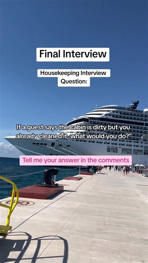 Housekeeping Interview Tips for Cruise Ship Jobs