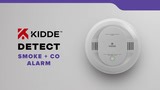 Kidde 10-Year Battery and Hardwired Smoke and Carbon Monoxide Detector, Interconnectable, LED Lights and Voice Alarm,30CUA10-V 21032783