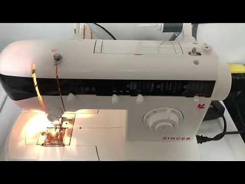 Singer 2732 Sewing Machine: Threading The Needle