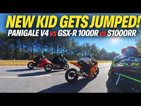 New Kid Gets Jumped: Ducati Panigale V4 vs GSX-R 1000R vs S1000RR