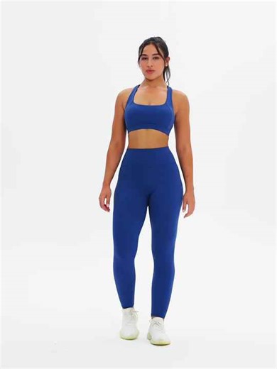 Custom Logo Quantity Solid Yoga Pants OEM Compression Scrunch Butt Leggings High Waist Fitness Quick Dry Women