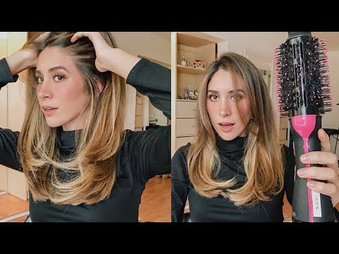 Is the Revlon hairdryer/brush worth it? + tutorial