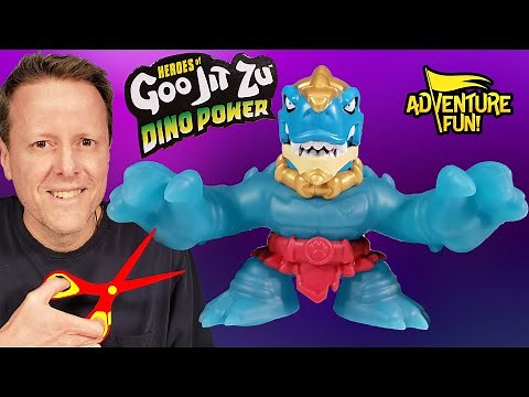 What’s Inside Heroes of Goo Jit Zu Dino Power Dinogoo T-Rex “Tyro” Adventure Fun Toy review!