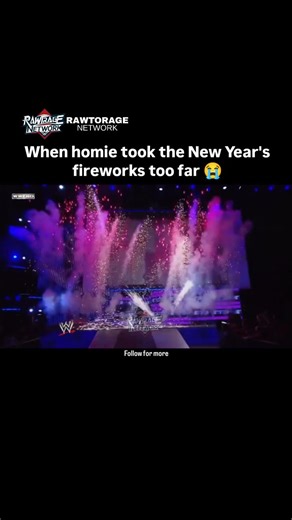 RawtoRageNetwork on Instagram: "PYRO WENT TOO FAR The lights were low, the music hit, and Jeff Hardy walked out like he always did fearless and electric. But this time, the entrance meant to hype the crowd turned into chaos when excessive pyro blasted right onto Hardy mid-entrance. It showed how thin the line is between spectacle and danger in WWE where performers risk their bodies not just in the ring, but even before the bell rings. Jeff didn’t flinch… because legends don’t stop for flames. 🔥