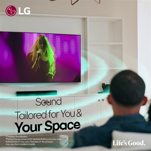 Imagine watching your favorite movie with sound tailored exactly to your space! With LG OLED AI TV's AI Acoustic Tuning, your room becomes the perfect soundstage. Just sit back, point the remote, and let intelligent technology customize the audio to your surroundings. It's not just sound—it's an experience crafted just for you. Know more at https://bit.ly/4cNTq8f #LG #LGIndia #LifesGood #LGOLEDAITV #HomeEntertainment #AIAcousticTuning #TailoredToYou | LG Global