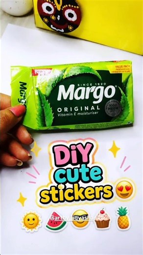 DIY cute stickers#craft #drawing #trending #ytshorts #viral