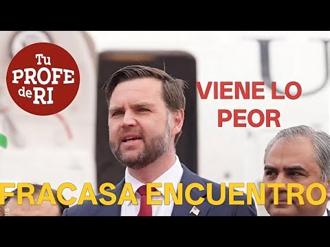 ¡1RÁN LO DETUVO EN SECO! JD VANCE FRUSTRADO. ¡FRACASA DIÁLOGO DE ALTO! VIENE LO PEOR
