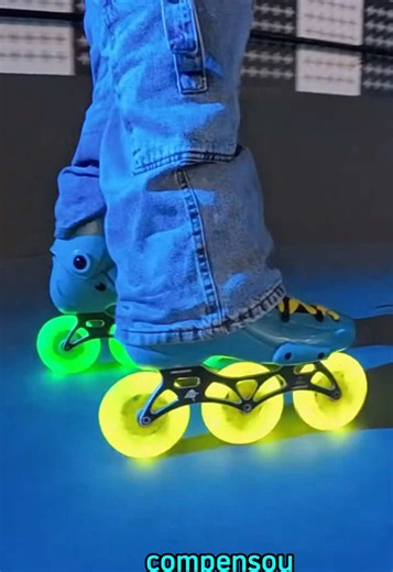 Oque vocês acharam hein?#patins #inline #rollerskating