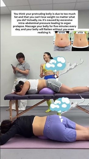 Your Belly May Not Be Fat! Try This 5-Minute Daily Belly Massage #BellyFat #FlatBelly #BellyMassage