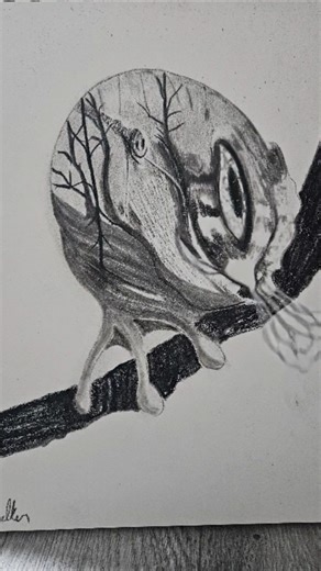 ai assisted from my charcoal drawing.