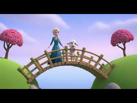 Elsa, the Little Goat, and the Wobbly Giggle Bridge