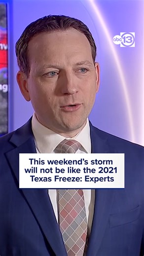 ABC13-Travis Herzog said this winter storm won't be as severe as 2021's freeze, but it will still pack a punch. | ABC13 Houston