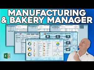 How To Create A Manufacturing Or Bakery Managing Application In Excel [Masterclass & Free Download]