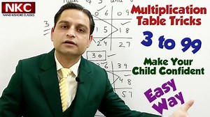 550K views · 3.2K reactions | Multiplication Table Tricks - 3 to 99 Easy Way.. | Maths Solutions by Nand Kishore | Facebook