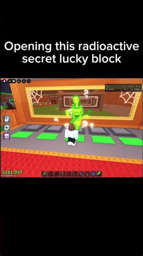 Opening a radioactive secret block. #stealabrainrot #sab #roblox