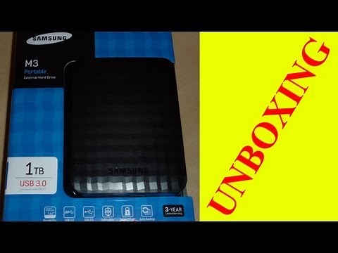 SAMSUNG M3 Portable 1TB UNBOXING