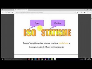 Isostatisme partie 1