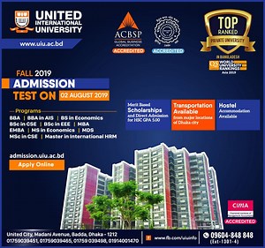 26 reactions | Fall 2019 Admission Application Deadline: 31 July...