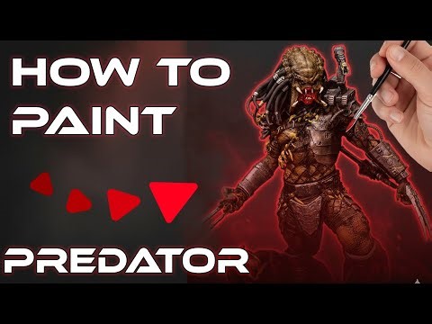 Painting One Ugly Mother... How to Paint a Hyper-Realistic Alien Predator