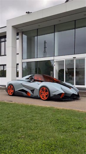 1 of 1 Lamborghini Egoista! 😳 Built for Lamborghini’s 50th anniversary, inspired by fighter jets, featuring a single-seat cockpit and a 600 hp V10. | TomkeNils