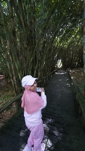 Feels Like Japan! But It's Actually the Bamboo Forest in Penglipuran Village, Bali #shorts