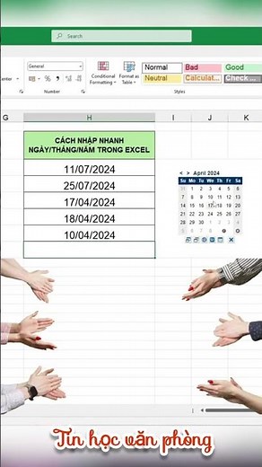 The best way to insert dates in Excel