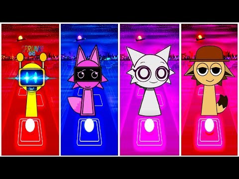 Sprunki Incredibox: Simon, Black, Lime & Gray – Coffin Dance Meme Cover Tiles Hop Edm Rush Gameplay