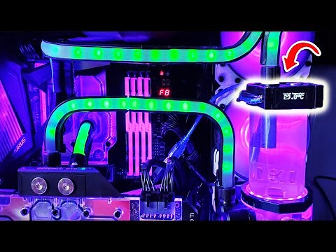 DIY PC Coolant Temperature Arduino Build