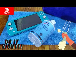 How to properly clean your Nintendo Switch Lite