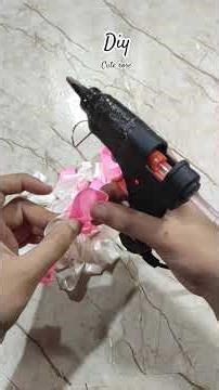 Creating an Elegant Pink & Cream Ribbon Rose | Aesthetic DIY Flower Art