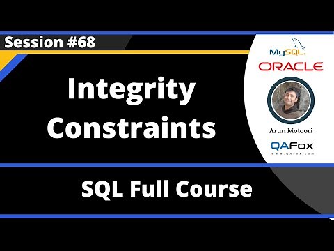 SQL - Part 68 - Integrity Constraints