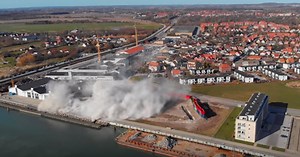 Silo Demolition In Denmark Fails And Takes Out A Library In The Process