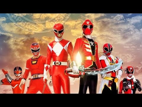Super Sentai & Power Rangers - Forever Red | All Morphs / Henshin and Roll Call
