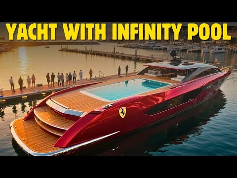 The Most Luxurious Yacht With a Swimming Pool You’ve Ever Seen | Luxury Lifestyle