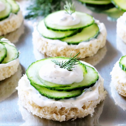 Cucumber Sandwich Recipe With Easy Dill Spread - The Anthony Kitchen
