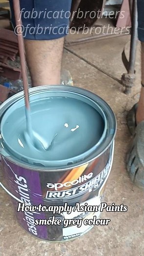 how to apply Asian Paints smoke grey colour | smoke grey colour