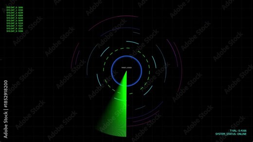 Rendered as Native 4K UHD Apple ProRes 422 HQ for maximum editing flexibility and zero compression artifacts. Seamless Loop at 30fps. A futuristic HUD with rotating data rings