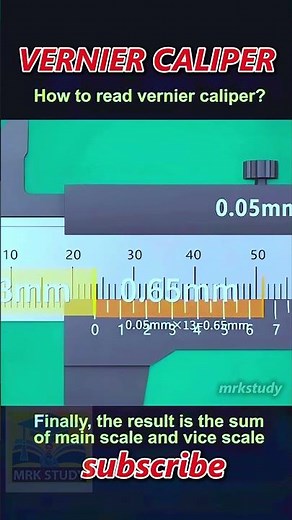 Vernier Caliper/How to Use vernier Caliper/Mechanical Engineering/mrk study