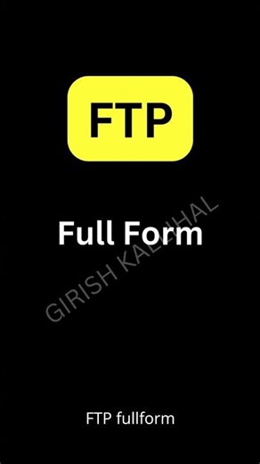 FTP Full Form Revealed! #FTP #FileTransfer #TechShorts #girishkallihal #learnwithshorts