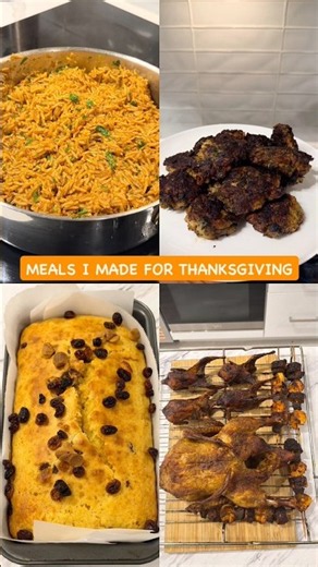 MEALS I MADE FOR THANKSGIVING #shorts