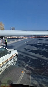 111K views · 226 reactions | Moving an oversized wind turbine blade through public roads ⚠️️ | Dainty | Facebook