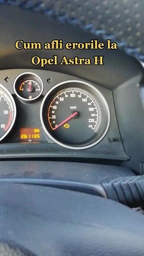 Opel Astra H Error Codes: How to Check for Errors