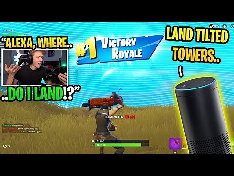 I asked AMAZON ALEXA to help me WIN in Fortnite and THIS happened... (amazing)