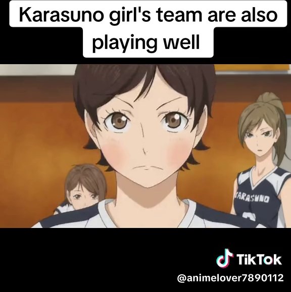 Karasuno Girl's Team Performance in Haikyuu
