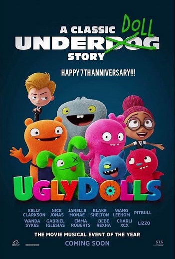 Happy 7th Anniversary Uglydolls (2019)!!!